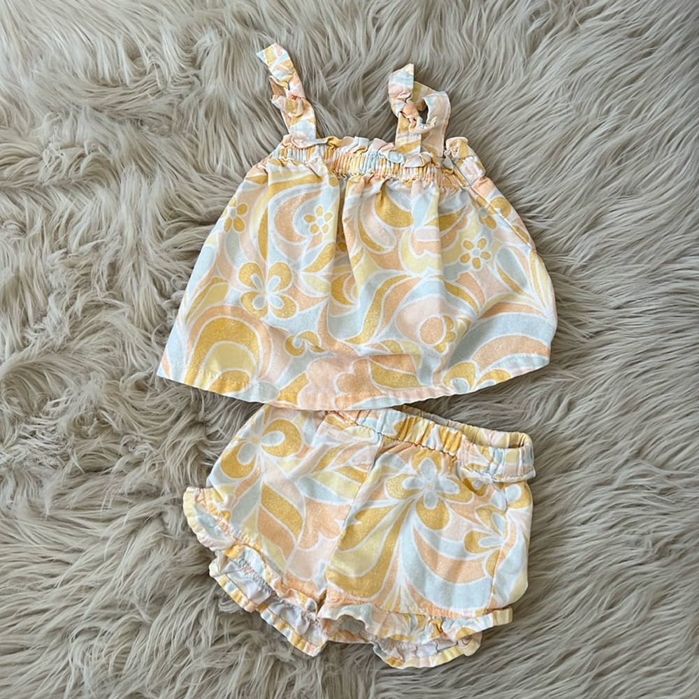 Little Co • floral short/tank set